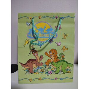 Vintage 1998 The Land Before Time Collection Gibson Greetings Dino Gift Bag